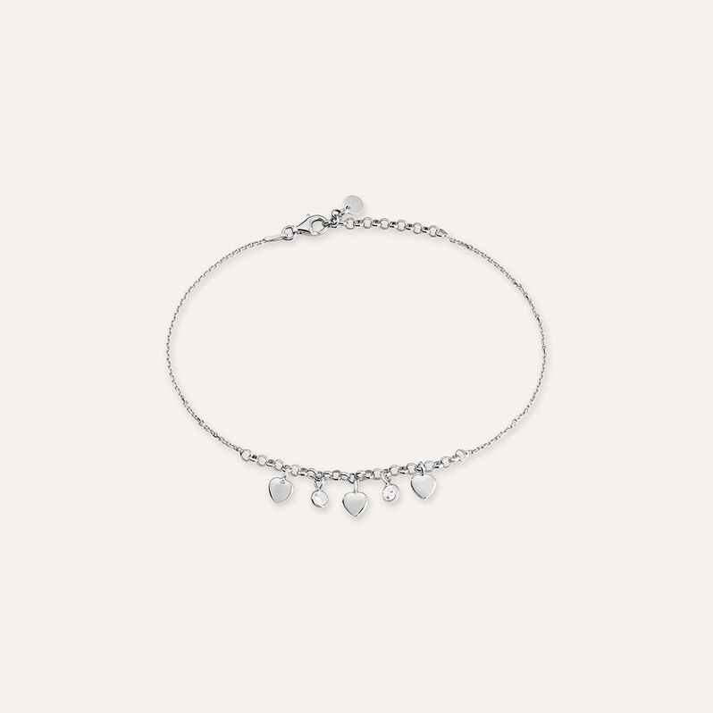 Cavigliera Silver Collection Argento Rodiato Cubic Zirconia - Cavigliere Donna | Stroili