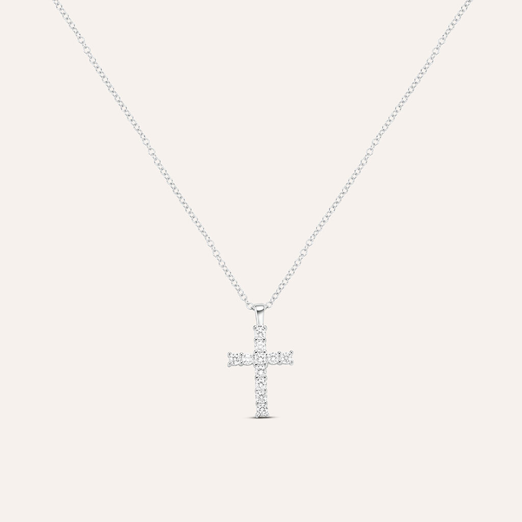 Collana Silver Elegance Argento Rodiato Cubic Zirconia