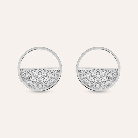Orecchini Lobo Lady Shine Acciaio - Orecchini a Lobo Donna | Stroili