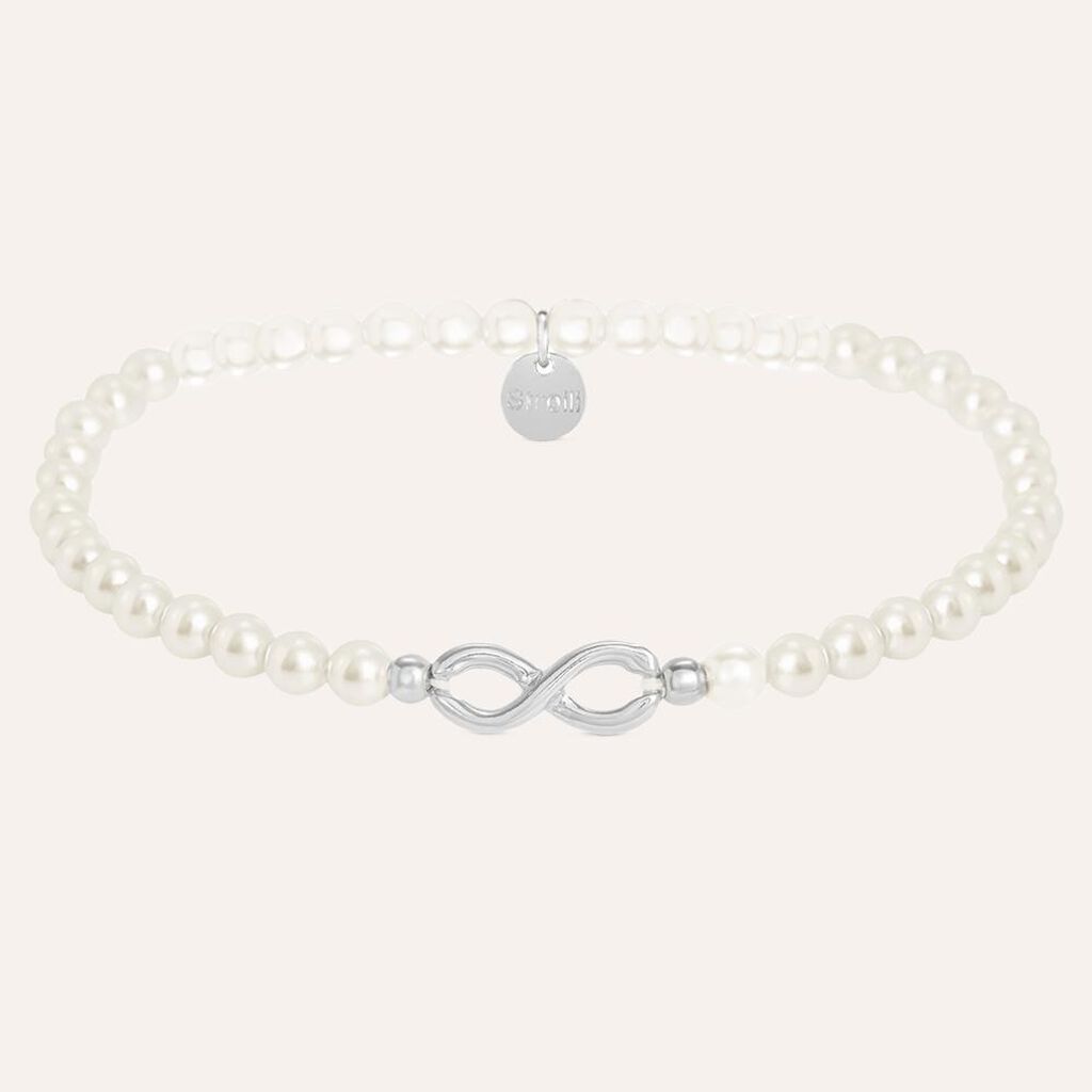 Bracciale Silver Pearls Argento Rodiato Perla sintentica