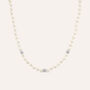 Collana Silver Pearls Argento Rodiato Perla sintentica