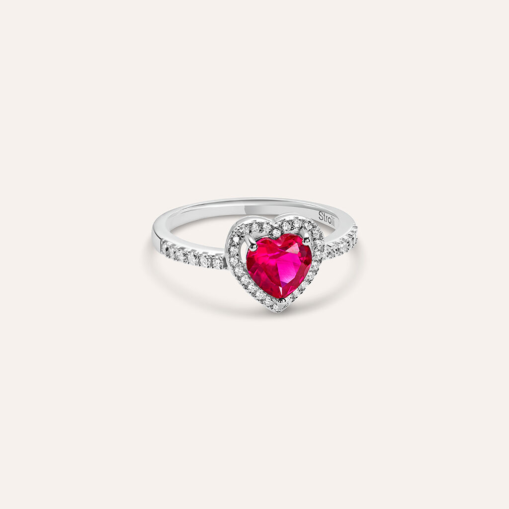 Anello Solitario Silver Elegance Argento Rodiato Cubic Zirconia - Anelli con Pietre Donna | Stroili