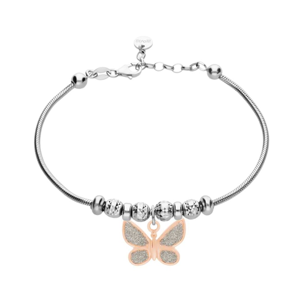 Pendente Love Beats Argento Rosa