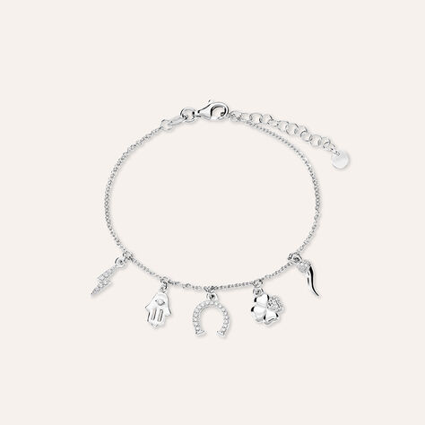 Bracciale Silver Moments Argento Rodiato Cubic Zirconia - Bracciali Amicizia Donna | Stroili