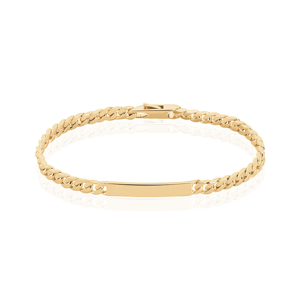 Bracciale Con Targhetta Golden Dream Placcato Oro Giallo