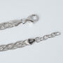 Bracciale Catena Silver Collection Argento Rodiato