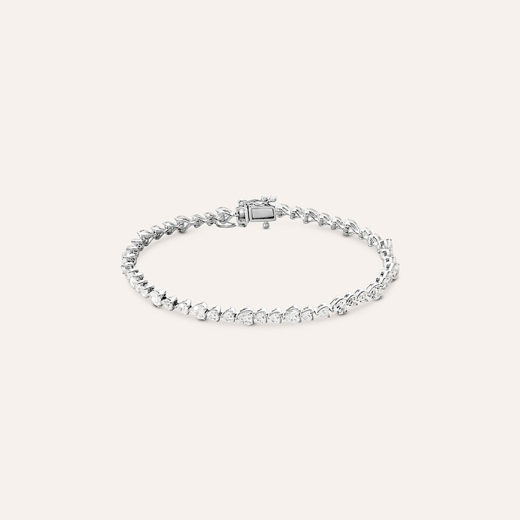 Bracciale Tennis Silver Elegance Argento Rodiato Cubic Zirconia