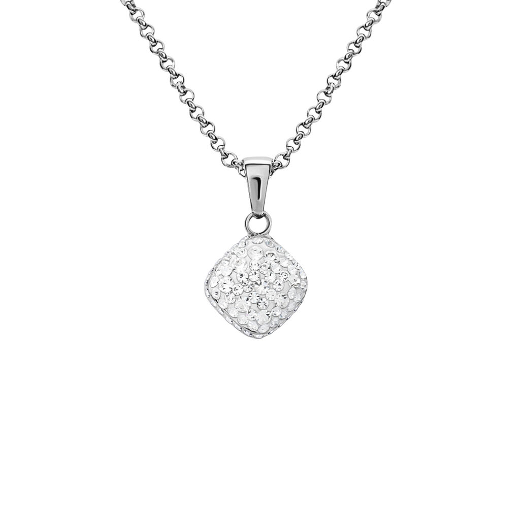 Collana Lady Phantasya Acciaio Cristallo - Collane Donna | Stroili