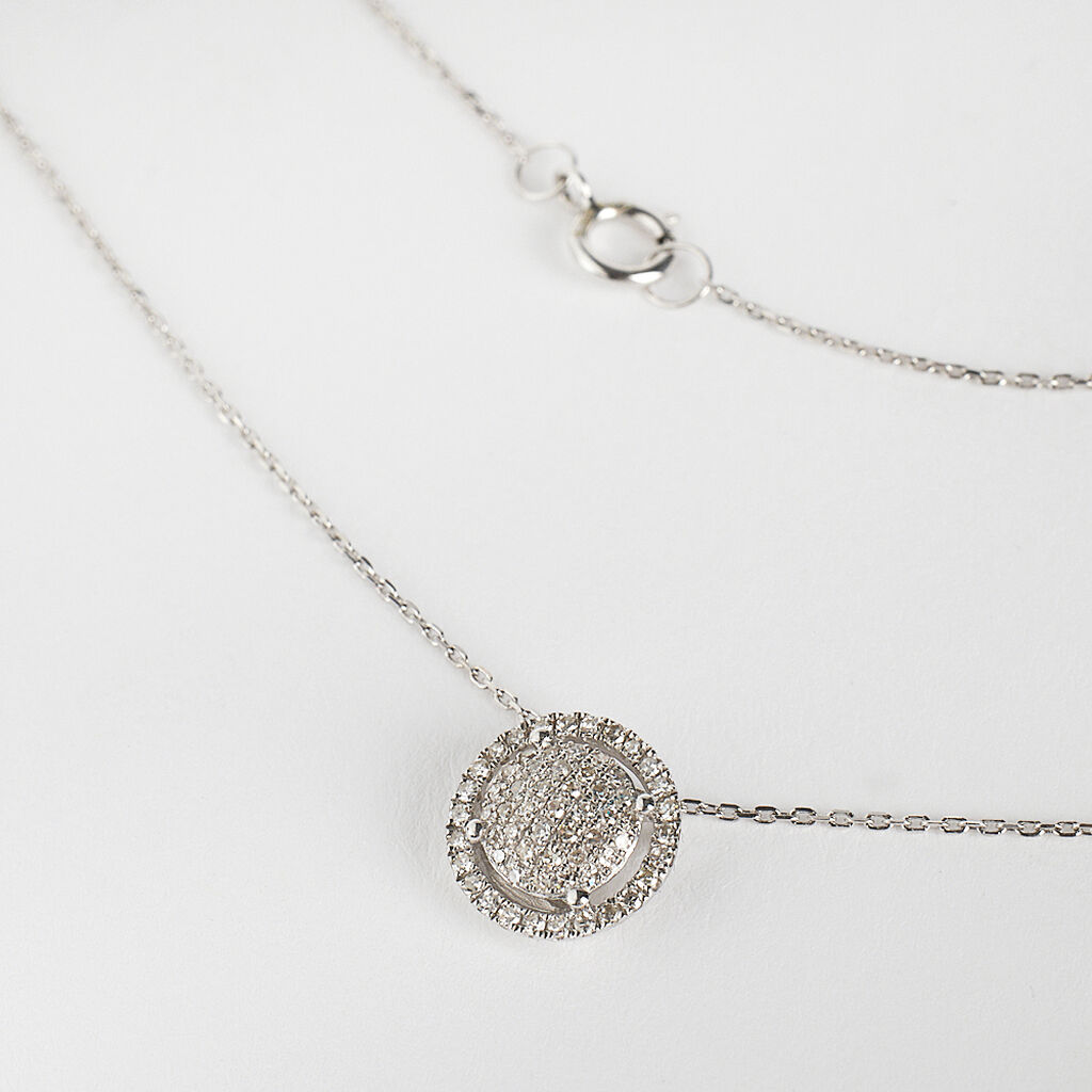 Collana Sophia Oro Bianco Diamante - Collane Donna | Stroili
