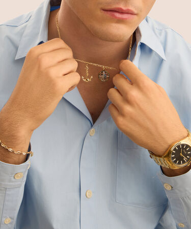 Pendente L'homme Or Oro Bicolore
