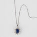 Collana Charlotte Oro Bianco Zaffiro Diamante - Collane Donna | Stroili