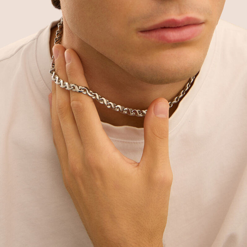 Catena Man Code Acciaio - Collane Uomo | Stroili
