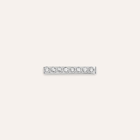 Charm Cuore in Acciaio Rosato con Cristalli Bianchi Compatibile con Stroili Smartwatch Square - Stroili Donna | Stroili