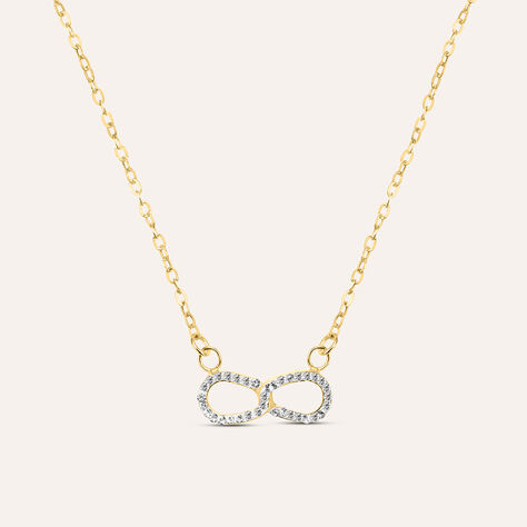 Collana Christelle Oro Giallo Cristallo - Collane Donna | Stroili