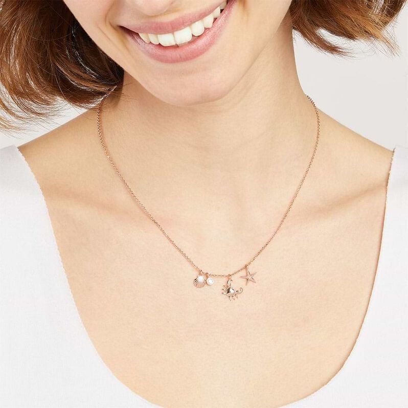 Collana Silver Collection Argento Rosa Cubic Zirconia - Collane Donna | Stroili