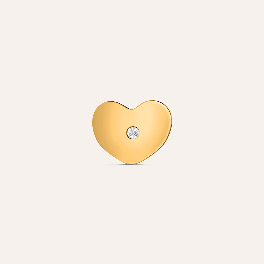 Bead Essential Code Acciaio Dorato Cristallo - Beads Donna | Stroili