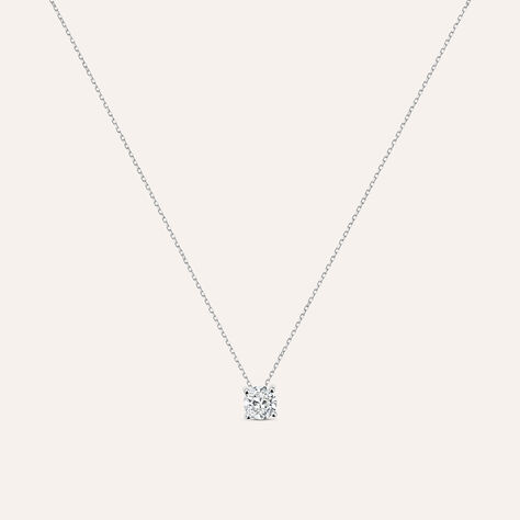 Collana Punto Luce Diamade Oro Bianco Diamante Lab-Grown - Collane Punto Luce Donna | Stroili