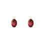 Orecchini Lobo Punto Luce Jasmine Oro Giallo Rodolite Diamante