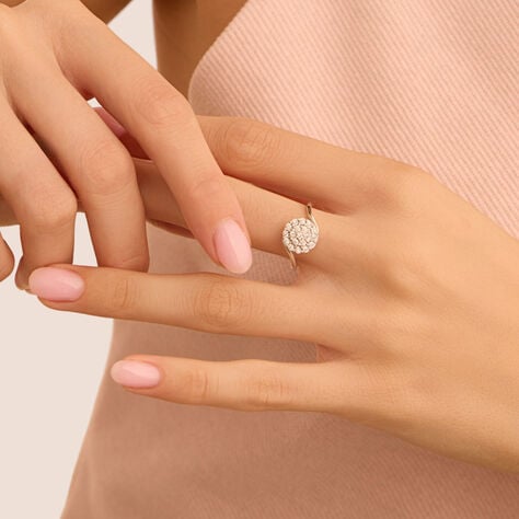 Anello Solitario Sophia Oro Bianco Diamante - Anelli con Pietre Donna | Stroili