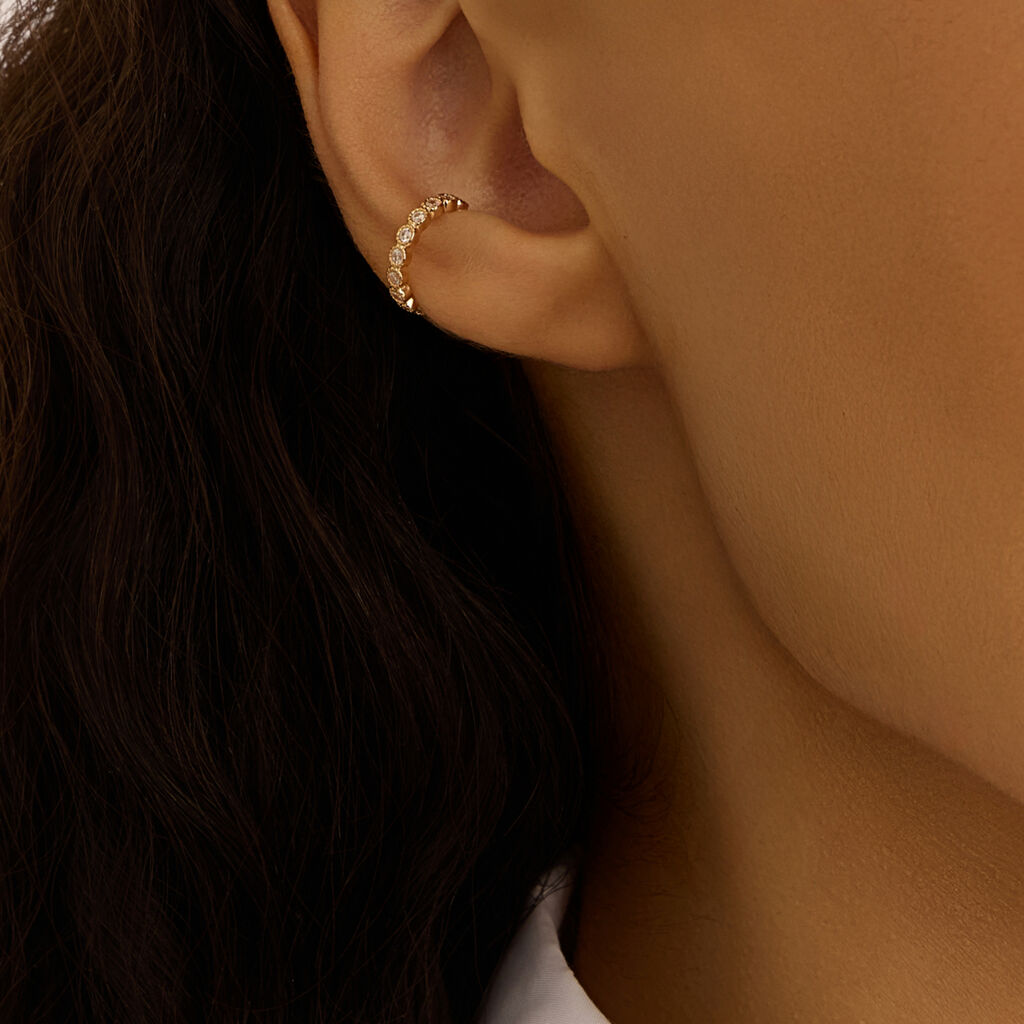 Ear Cuff Golden Dream Placcato Oro Giallo Cubic Zirconia - Ear Cuff Donna | Stroili