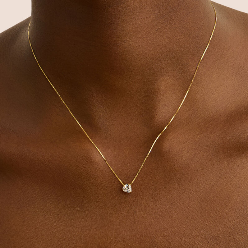 Collana Punto Luce Claire Oro Giallo Cubic Zirconia - Collane Punto Luce Donna | Stroili