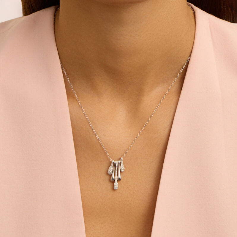Collana Silver Shine Argento Rodiato Cubic Zirconia - Collane Donna | Stroili