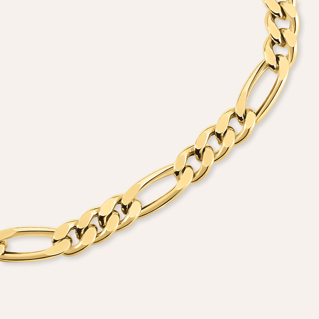 Bracciale Catena Oro Uomo Oro Giallo
