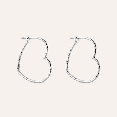 Orecchini A Cerchio Silver Collection Argento Rodiato - Orecchini a Cerchio Donna | Stroili