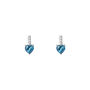 Orecchini Lobo Punto Luce Amélie Oro Bianco Topazio Cubic Zirconia