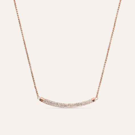 Collana Lady Phantasya Acciaio Rosa Cristallo - Collane Donna | Stroili
