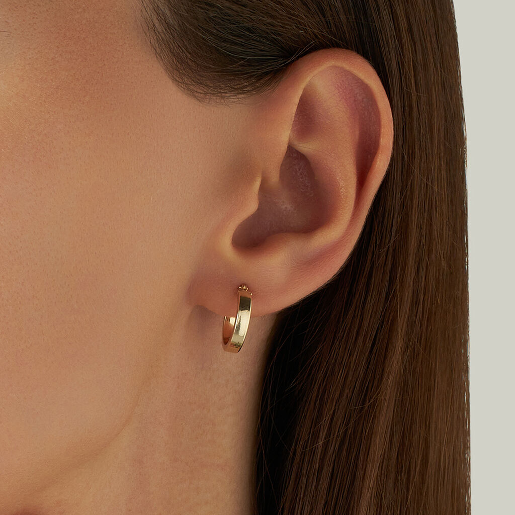 Orecchini A Cerchio Toujours Oro Giallo - Orecchini a Cerchio Donna | Stroili