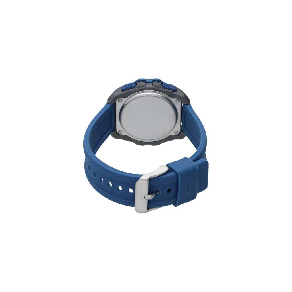 Boston Cronografo digitale in silicone blu e acciaio - Orologi per Prima Comunione Uomo | Stroili