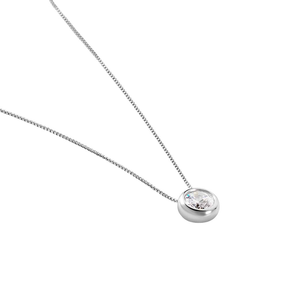 Collana Punto Luce Silver Elegance Argento Rodiato Cubic Zirconia - Collane Punto Luce Donna | Stroili