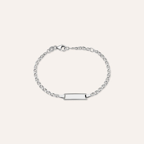 Bracciale Con Targhetta Silver Baby Argento Rodiato - Bracciali con Incisione Bambino | Stroili