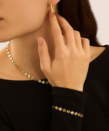 Bracciale Radiance Acciaio Dorato