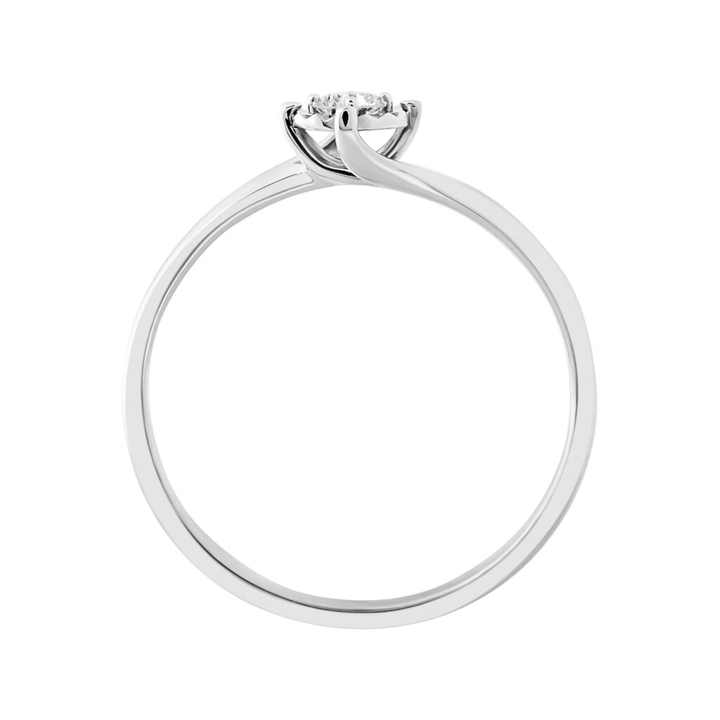 Anello Solitario Diamotion Oro Bianco Diamante - Anelli con Pietre Donna | Stroili