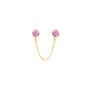 Mono Orecchino Lobo Bon Ton Oro Giallo Cubic Zirconia
