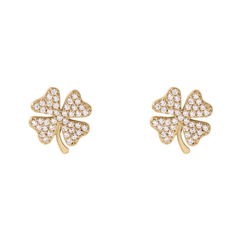 Orecchini Lobo Golden Dream Placcato Oro Giallo Cubic Zirconia - Orecchini a Lobo Donna | Stroili