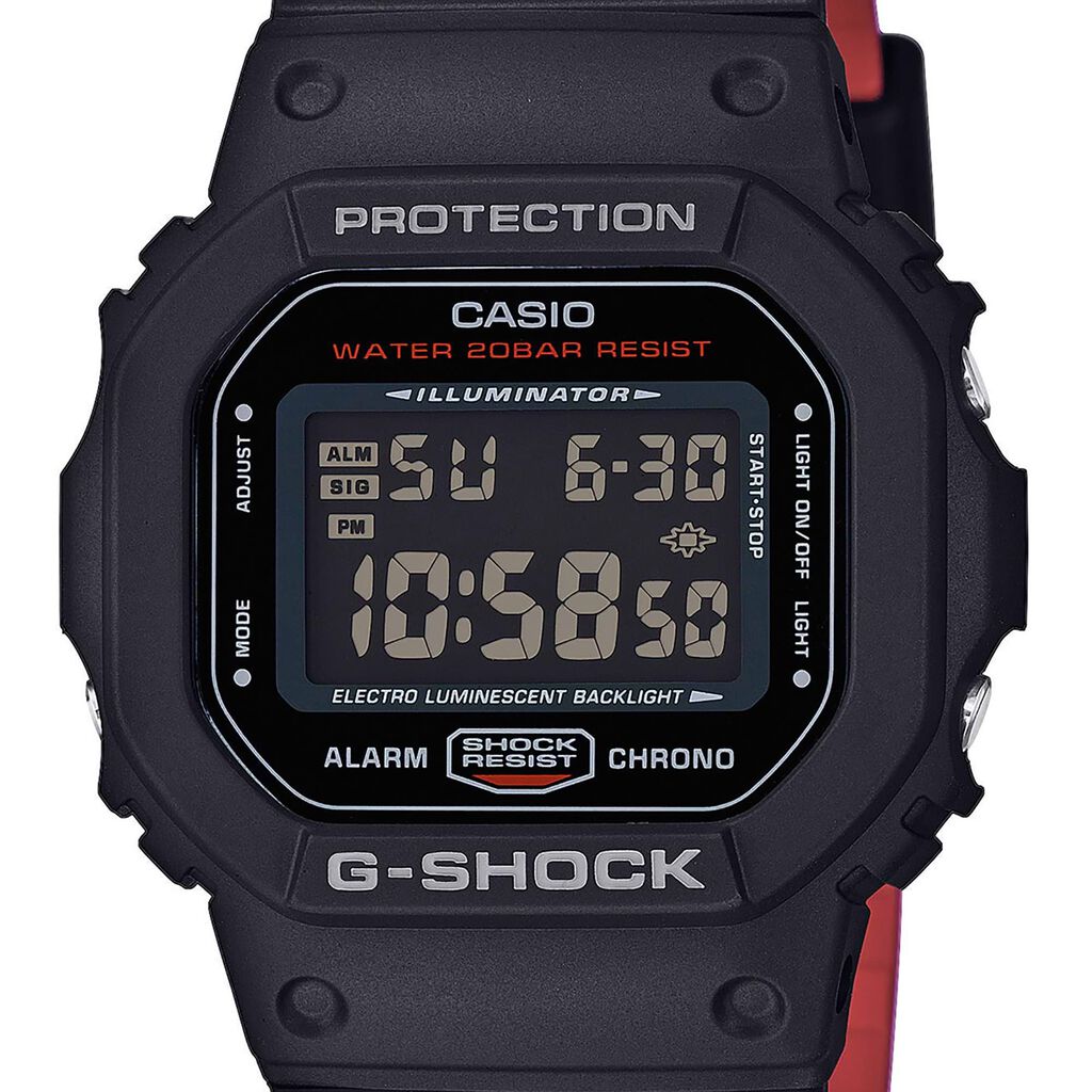 Orologio Digitale Uomo Casio Edifice quadrante nero DW-5600HR-1ER-RE21 - Orologi Uomo | Stroili