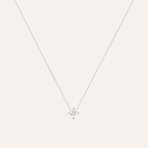 Collana Silver Elegance Argento Rodiato Cubic Zirconia - Collane Donna | Stroili