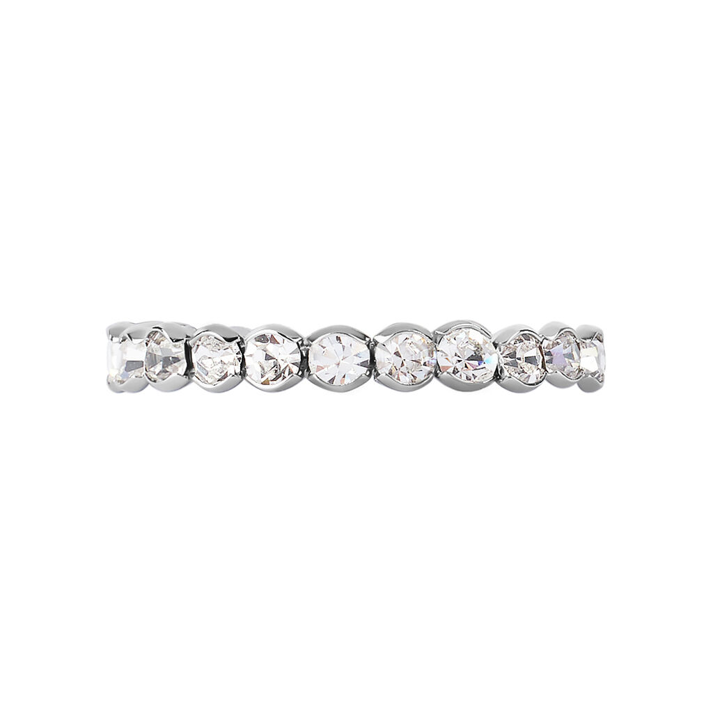 Anello Eternity Romantic Shine Metallo Cristallo - Anelli Eternity Donna | Stroili