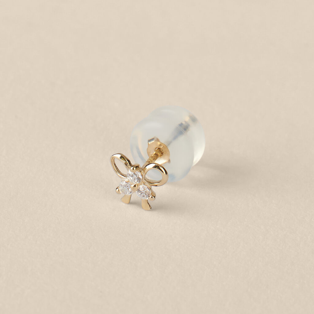 Orecchini Lobo Bon Ton Oro Giallo Cubic Zirconia - Orecchini a Lobo Donna | Stroili