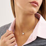 Collana Desideria Argento Nobile Rodiato Cubic Zirconia