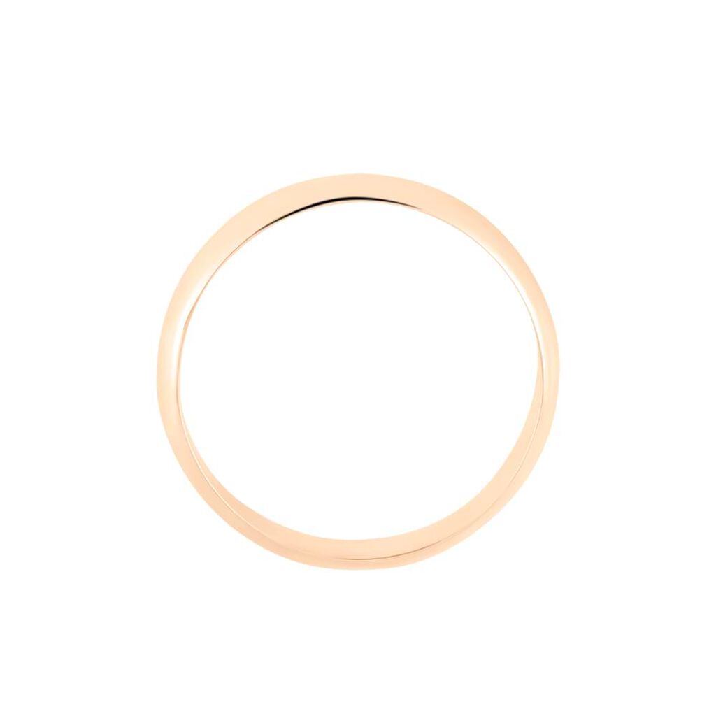Fede Mantovana Leggera 4 mm Oro Rosa