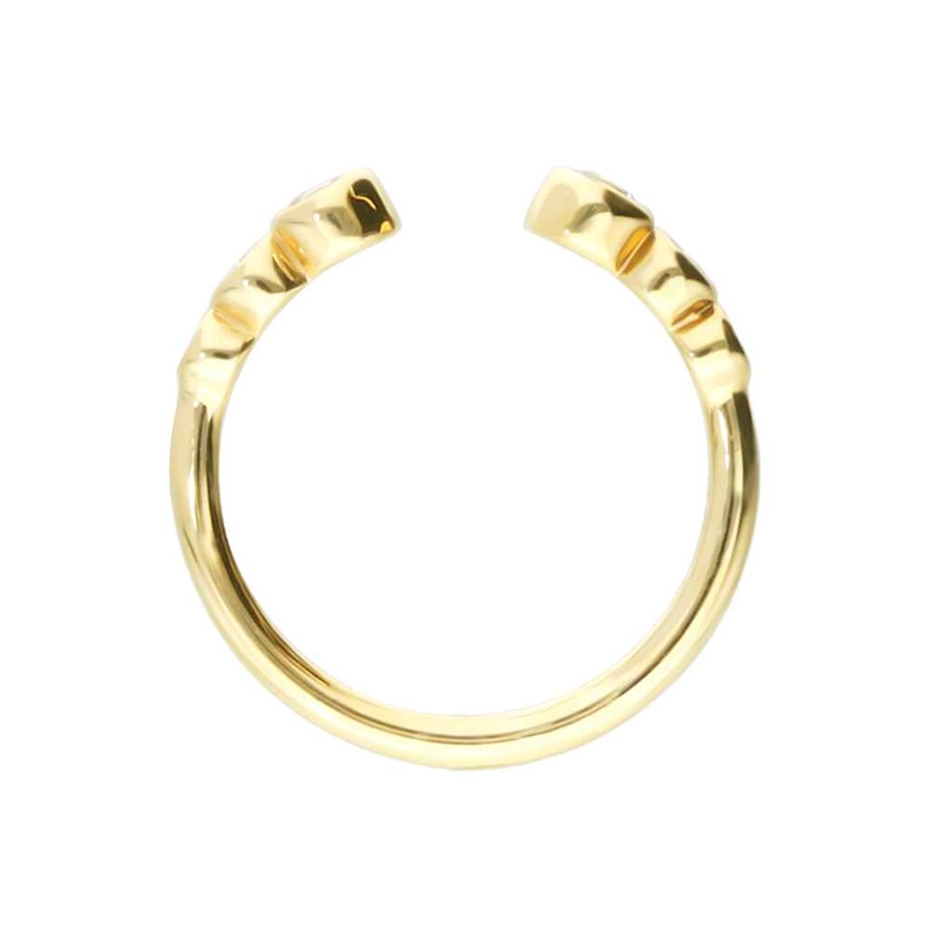 Anello Contrarie Golden Dream Placcato Oro Giallo Cubic Zirconia - Anelli con Pietre Donna | Stroili