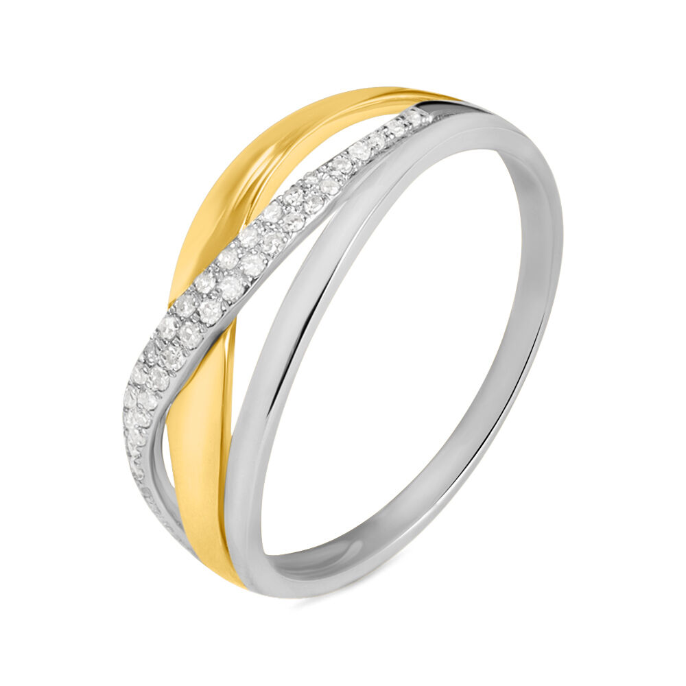 Anello Fascia Sophia Oro Bianco Diamante 1425418 Stroili