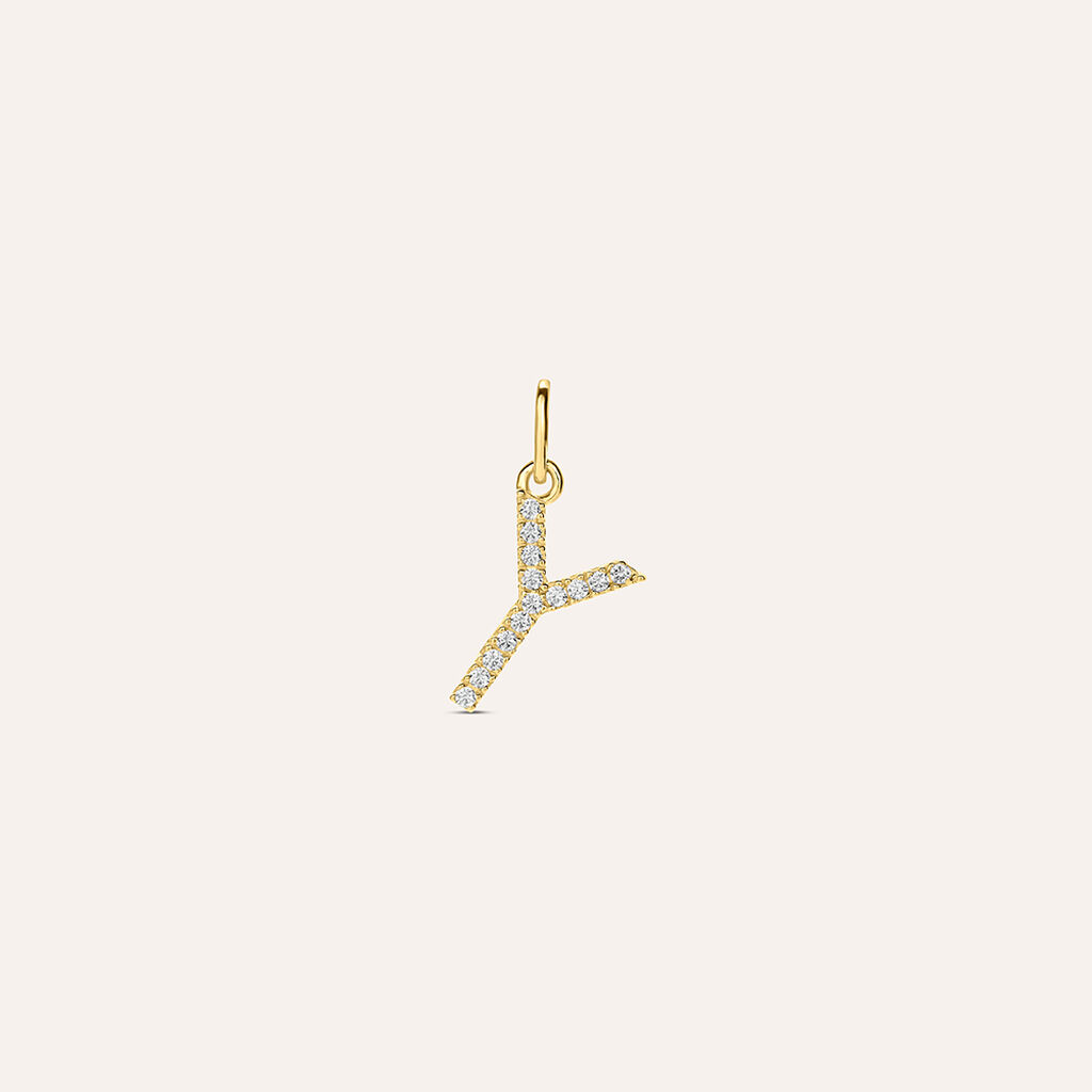 Pendente Poème Oro Giallo Cubic Zirconia - Ciondoli Donna | Stroili