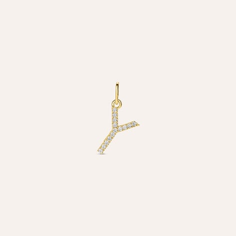 Pendente Poème Oro Giallo Cubic Zirconia - Ciondoli Donna | Stroili