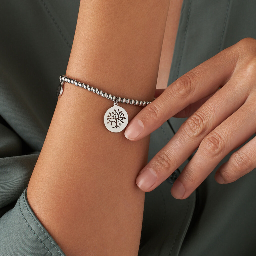 Bracciale Lady Chic Acciaio Cristallo - Bracciali Donna | Stroili