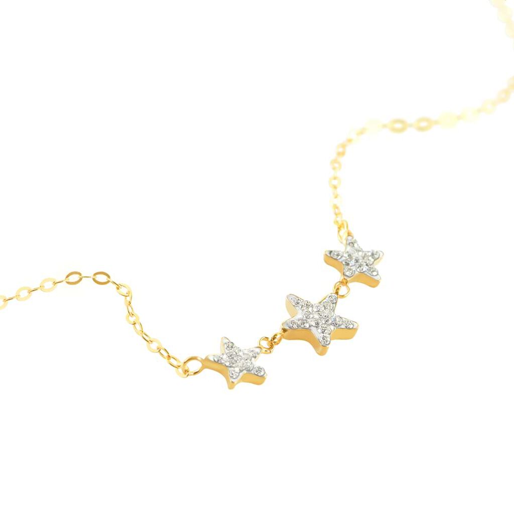 Collana Christelle Oro Giallo Cristallo - Collane Donna | Stroili